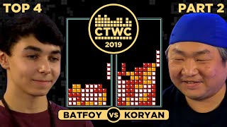 2019 CTWC Classic Tetris Semifinal 2  KORYAN vs BATFOY [upl. by Otreblada286]