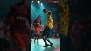 MESSI RONALDO DANCE BATTLE AI [upl. by Peggy]