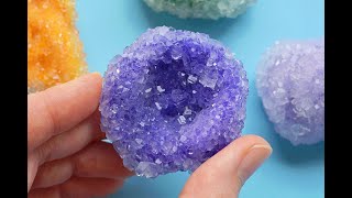 Borax Crystals  How to Make Borax Crystal Gems [upl. by Esinehc]