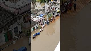 Present vijayawada situation 😔High Alert ‼️ pray for Vijayawada people  please be safe at home😢 [upl. by Ecnarrot]