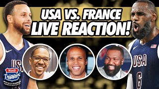 TEAM USA WINS GOLD  USA vs France Live Postgame Reaction  Olympics Paris 2024 [upl. by Cristionna]