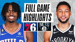 Brooklyn Nets vs Philadelphia 76ers Full Game Highlights  Oct 3  2022 NBA Preseason [upl. by Ameline317]