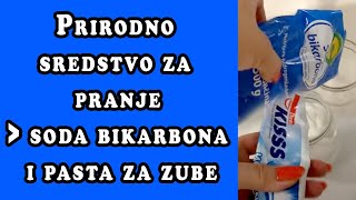 Prirodno sredstvo za pranje soda bikarbona i pasta za zube [upl. by Daht855]