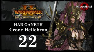 Total War Warhammer 2 Mortal Empires  Har Ganeth Crone Hellebron Campaign 22 [upl. by Arraet992]