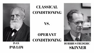 Classical Conditioning vs Operant Conditioning Psychology [upl. by Ileek]