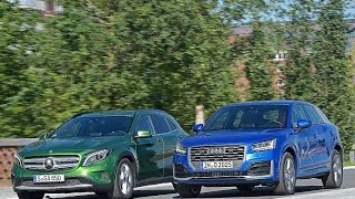 Audi Q2 vs Mercedes GLA [upl. by Aduh]