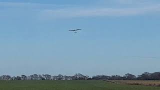 East Sussex Gliding Club ESGC Glider Winch Launch [upl. by Azaleah748]