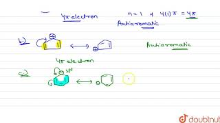 Choose the compounds below that are antiaromatic [upl. by Resiak]