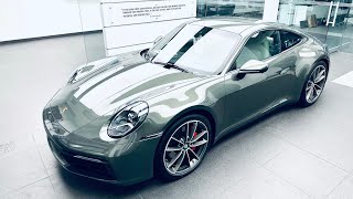 2023 Aventurine Green Porsche 911 Carrera S  Walk Around [upl. by Basham]