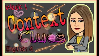 Q2 English 4 Week 1  Using Context Clues Definition and Exemplification [upl. by Irianat]