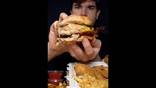 Raising Canes  Five Guys asmr mukbang canes [upl. by Cousins]