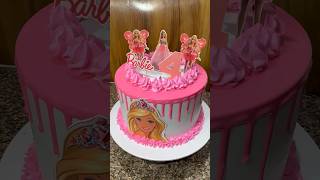 Barbie Cake Design cake barbiedollcakedesign shorts trending viralshort [upl. by Araldo791]