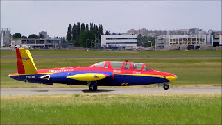 Fouga Magister Patrouille Tranchant Paris Air Show 2015 [upl. by Natalie513]