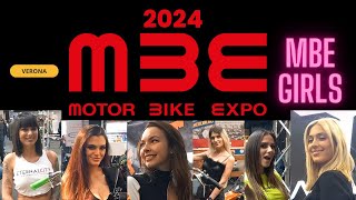 MBE 👉 Tutte le ragazze del Motor Bike Expo 2024 💋💯💣 Verona Fiere [upl. by Matrona]