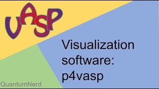 vasp tutorial 71 visualization software p4vasp installation [upl. by Nedrud786]