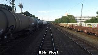 Cabinerit Führerstandmitfahrt Keulen Eifeltor  Rheydt PBF [upl. by Nereus]