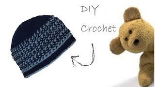 Bright Stripes Crochet Beanie  Cappello per Bimbi allUncinetto ENG SUBS [upl. by Dorinda]