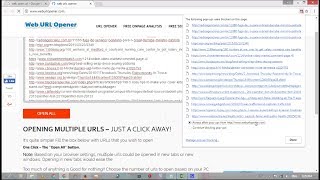 How To Open Multiple URLs At The Same Time [upl. by Mathi]