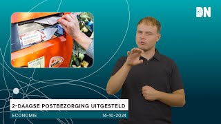 2daagse postbezorging uitgesteld [upl. by Kcirderf]