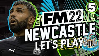 FM22 Newcastle United  Episode 5 EUROPEAN BATTLE  Football Manager 2022 Lets Play [upl. by Nodnas]