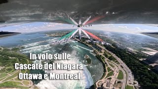 L’Aeronautica Militare con le Frecce Tricolori nel North America Tour [upl. by Ecerahc]