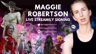 Maggie Robertson Live Signing PART 2 March 7th  12pm PT [upl. by Eelik98]