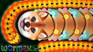 Wormaxio luckiest worm ever  Epic Wormaxio Gameplay Wormaxio Funny Moments [upl. by Arata250]