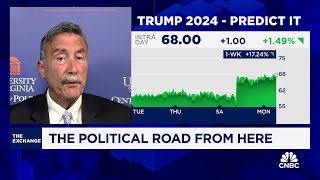 Trump may get bounce from RNC says Larry Sabato [upl. by Damicke546]