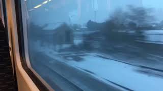 Beast from the East on board a train [upl. by Ursulina29]