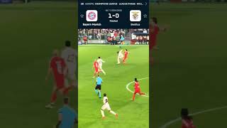 Bayern vs Benfica 10  Champions League Highlights 2024 ucl fcbayern shorts foryou soccer [upl. by Piero201]