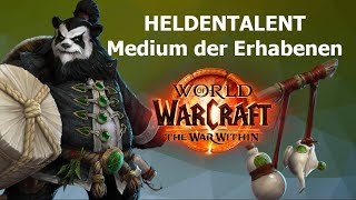 Medium der Erhabenen Mönch Heldentalente  WoW The War Within Talent Vorschau  DD Monk [upl. by Nnaylime]