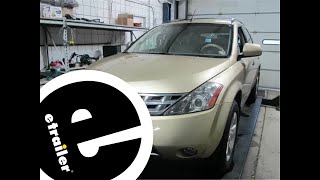 etrailer  Trailer Wiring Harness Installation  2004 Nissan Murano [upl. by Neeven807]