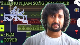 Chedhu Nijam Song BGM Cover  Hi Nanna Movie Song  Hesham Abdul Wahab Music  FLM Cover RajPianist [upl. by Irollam]