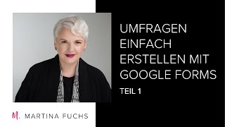 Umfragen mit Google Forms erstellenTeil1 [upl. by Ynavoj]