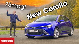 2023 Toyota Corolla review – same looks NEW hybrid power  What Car [upl. by Frannie772]