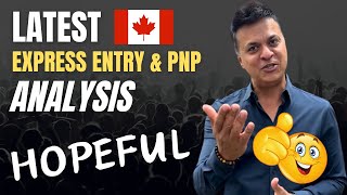 Latest Express Entry and PNP Draw Analysis and Pool breakdown  Canadian Immigration [upl. by Filomena]