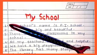 10 Lines Essay on My School in English  My School Essay  10 Lines on My School  My School [upl. by Sivra]