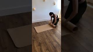 How to roll your cork yoga mat [upl. by Giarg]