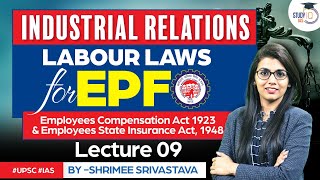 Employees Compensation Act 1923 amp Employees State Insurance Act 1948  Industrial Relations [upl. by Tager]