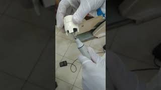 How to insert a scaler tip on your handpiece  Periodontology shorts [upl. by Sirrap941]