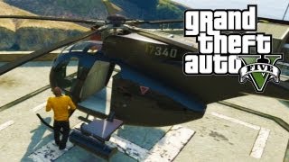 GTA 5  Free Buzzard Location 2 Million Dollars GTA V [upl. by Franci]