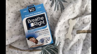 Breathe Right Nasal Strips Clear Large  30 Strips [upl. by Ruy]