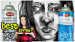 Fixative Spray Your Drawings Like a Pro Mistakes To Avoid  Tips 🎨 [upl. by Baron]