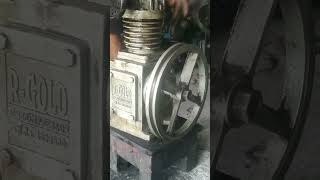 Air Compressor machine Ring uninstall of 4hp engine [upl. by Kcerb293]