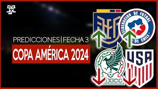 ¿CUALES SERAN los 8 CLASIFICADOS a CUARTOS de FINAL COPA AMERICA 2024 [upl. by Akimot271]