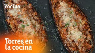 Cómo hacer berenjenas rellenas  Torres en la Cocina  RTVE Cocina [upl. by Toland426]