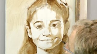 Learn how to start a portrait in oil Ben Lustenhouwer [upl. by Eylk]