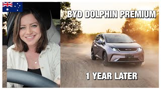 BYD Dolphin 1 Year Later  Review  Australia [upl. by Ellicul]