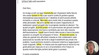 10  Produzione scritta C1C2  Discorso di ringraziamento [upl. by Ylecic]