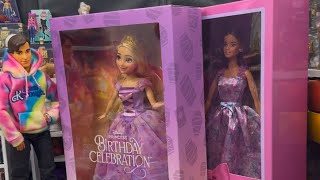 Barbie Birthday wishes 2023 and Disney Birthday celebration Rapunzel doll unboxing and review [upl. by Tammi251]